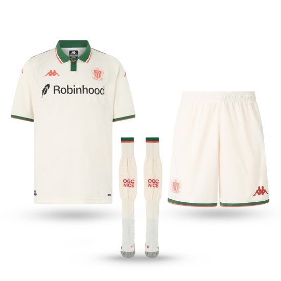 Maillot Enfant OGC Nice 2025/26 Extérieur