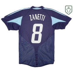 Homme Maillot rétro extérieur Argentine 2004/05 Zanetti #8