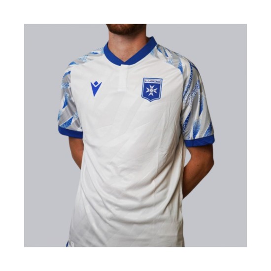 Maillot d'échauffement troisième AJ Auxerre 2025/26 enfant - Blanc Maillot d'échauffement troisième AJ Auxerre 2025/26 enfant - Blanc