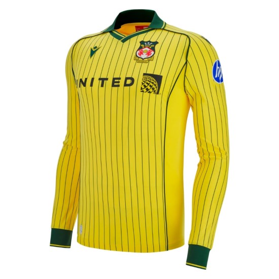 Maillot extérieur à manches longues 2025/26 de Wrexham AFC pour homme Maillot extérieur à manches longues 2025/26 de Wrexham AFC pour homme