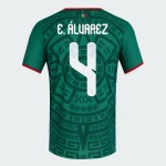 Maillot Officiel Domicile Mexique 2026 Homme E. ÁLVAREZ #4 Maillot Officiel Domicile Mexique 2026 Homme E. ÁLVAREZ #4