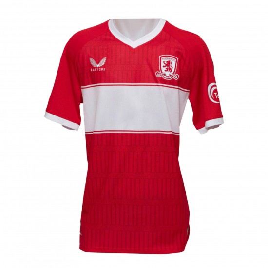 Maillot Domicile Homme Middlesbrough 2025/26 Sans Inscription