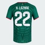 Maillot Officiel Domicile Mexique 2026 Homme H. LOZANO #22
