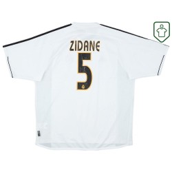 Homme Maillot rétro domicile Real Madrid 2003/04 Zidane #5