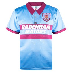 Maillot rétro anniversaire extérieur homme West Ham United 1995 bleu ciel