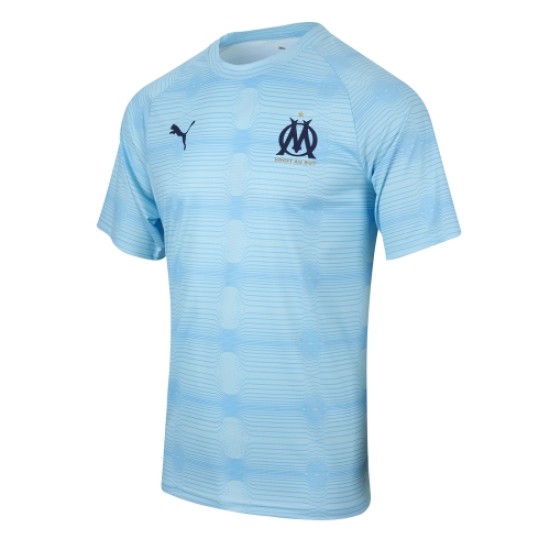 Homme OM 2025/26 Troisième Maillot d’Échauffement - Bleu Ciel