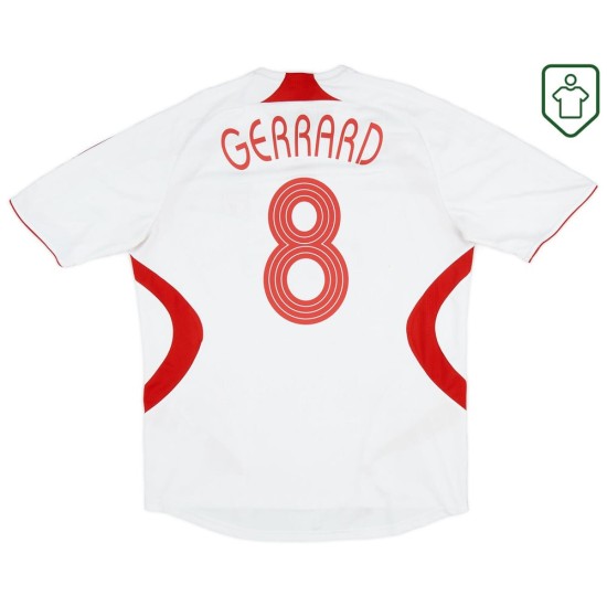Maillot rétro extérieur homme Liverpool 2007/08 Gerrard #8