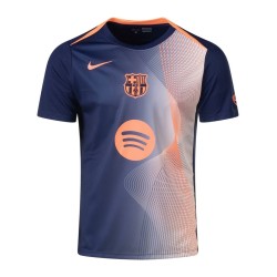 Homme FC Barcelone 2025/26 Troisième Maillot Prématch
