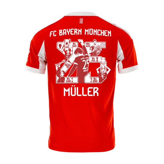 Maillot Enfant Bayern Munich 2025/26 Domicile - Müller #25 Maillot Enfant Bayern Munich 2025/26 Domicile - Müller #25