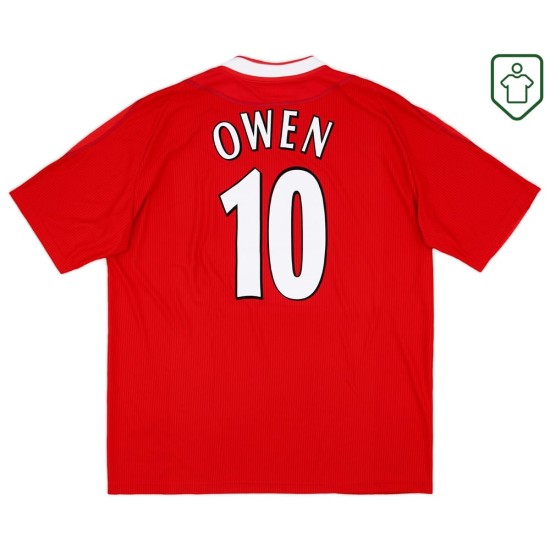 Maillot rétro domicile homme Liverpool 2002/04 Owen #10