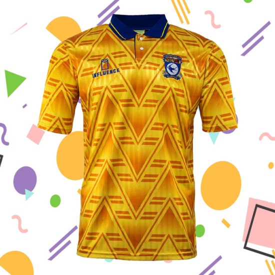 Maillot rétro extérieur Cardiff City 1991 enfant