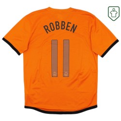 Homme Maillot rétro domicile Pays-Bas 2012/13 Robben #11
