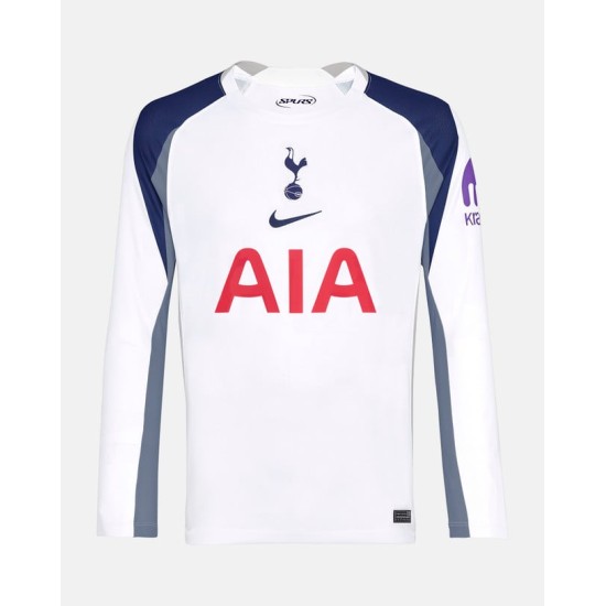 Maillot Homme Tottenham Hotspur Domicile Manches Longues 2025/26