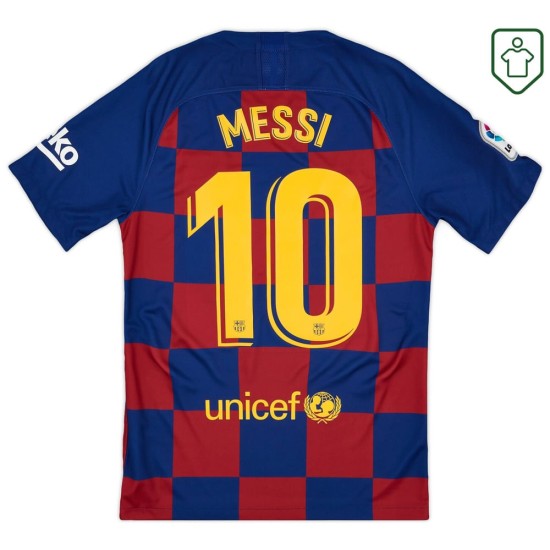 Homme Maillot rétro domicile FC Barcelone 2019/20 Messi #10 Homme Maillot rétro domicile FC Barcelone 2019/20 Messi #10