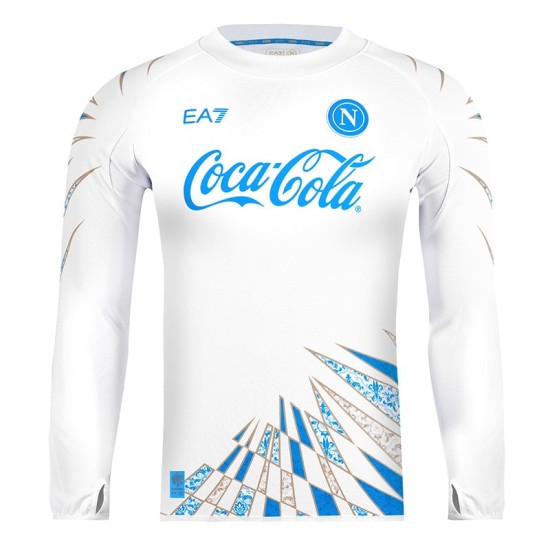 Maillot d’échauffement troisième manches longues Napoli 2025/26 Enfant
