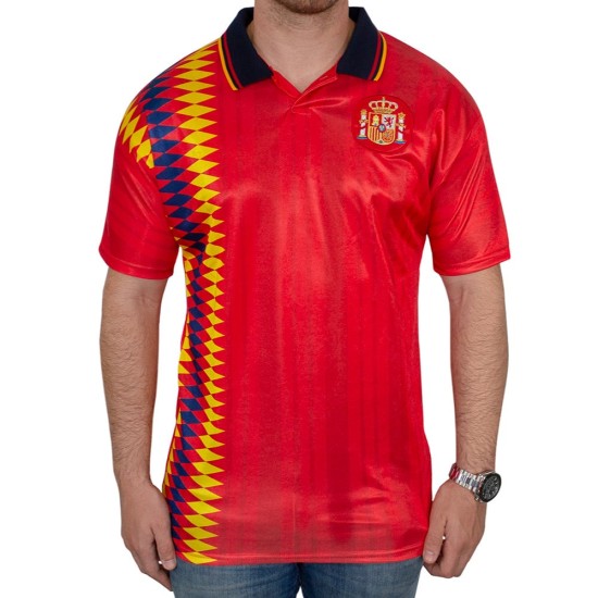 Maillot Retro Espagne 1994 Coupe du Monde Homme