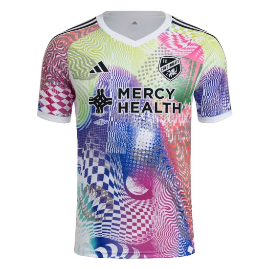 Troisième maillot pré-match femme FC Cincinnati 2025 - Blanc