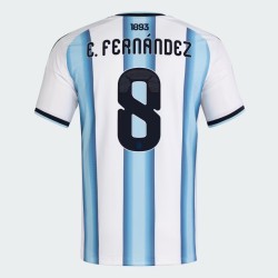 Maillot Officiel Domicile Argentine 2026 Homme E. FERNÁNDEZ #8