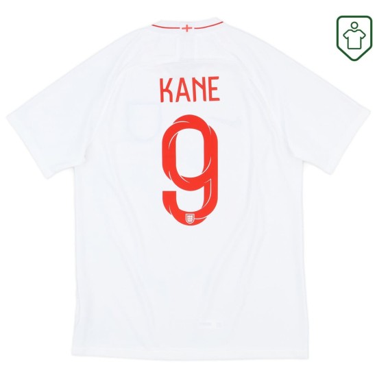 Homme Maillot rétro domicile Angleterre 2018/19 Kane #9