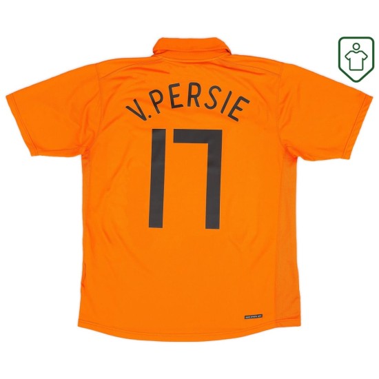 Homme Maillot rétro domicile Pays-Bas 2006/08 V. Persie #17 Homme Maillot rétro domicile Pays-Bas 2006/08 V. Persie #17