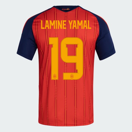 Maillot Officiel Domicile Espagne 2026 Homme LAMINE YAMAL #19 Maillot Officiel Domicile Espagne 2026 Homme LAMINE YAMAL #19