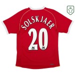 Maillot rétro domicile homme Manchester United 2006/07 Solsjkaer #20