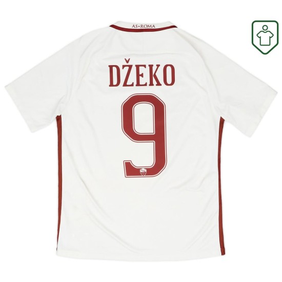 Homme Maillot extérieur rétro Roma 2016/17 Džeko #9
