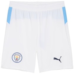 Short Domicile Blanc Manchester City 2025/26 Homme