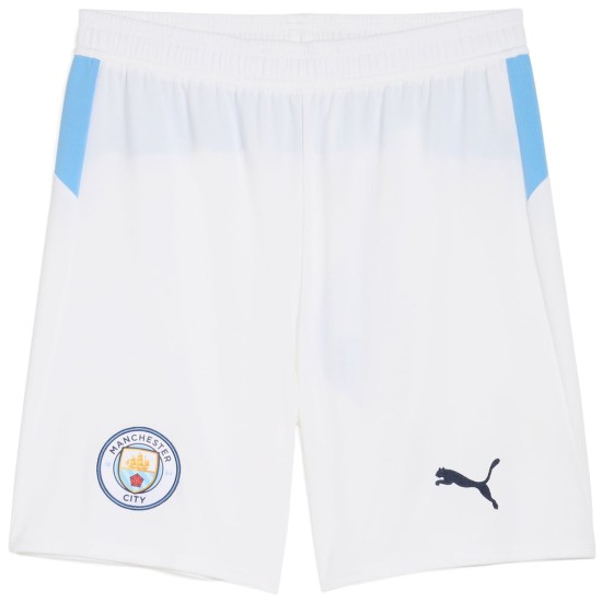 Short Domicile Blanc Manchester City 2025/26 Enfant Short Domicile Blanc Manchester City 2025/26 Enfant