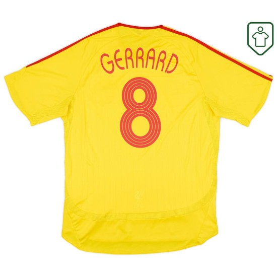 Maillot rétro extérieur homme Liverpool 2006/07 Gerrard #8