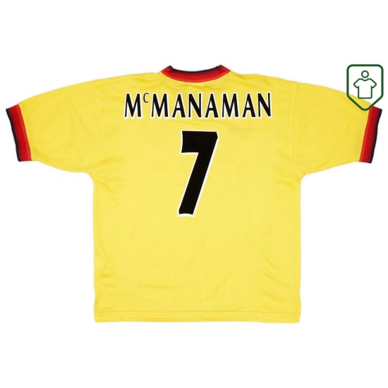 Maillot rétro extérieur homme Liverpool 1997/98 McManaman #7 Maillot rétro extérieur homme Liverpool 1997/98 McManaman #7