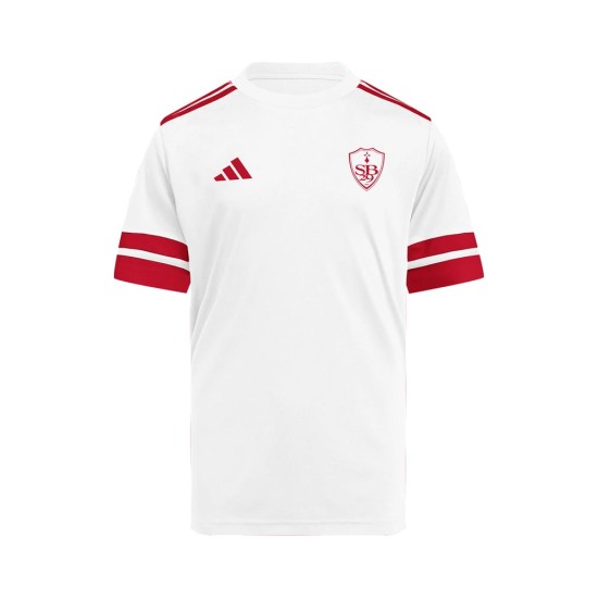 Troisième maillot d’avant-match Brest 2025/26 homme – blanc Troisième maillot d’avant-match Brest 2025/26 homme – blanc