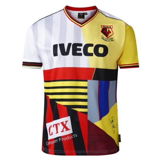 Maillot rétro mash up Watford 1973/74 homme