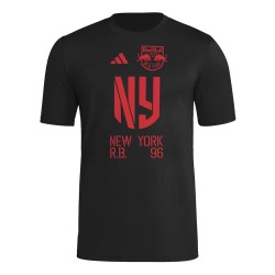 Troisième maillot AEROREADY à fermeture homme New York Red Bulls 2025 - Noir