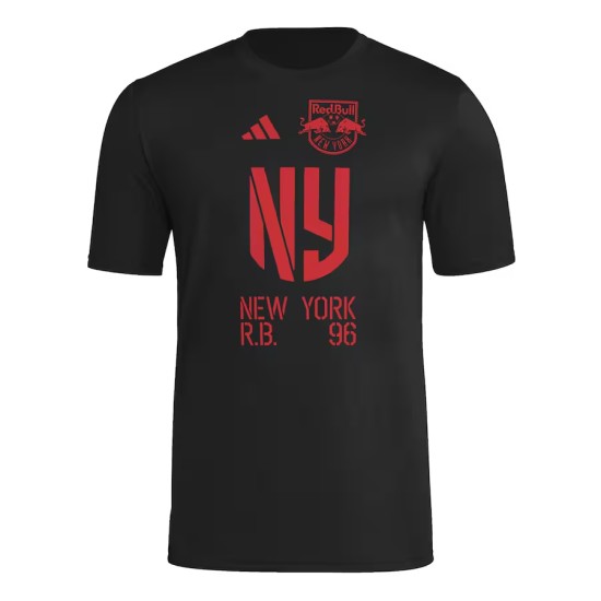 Troisième maillot AEROREADY à fermeture homme New York Red Bulls 2025 - Noir