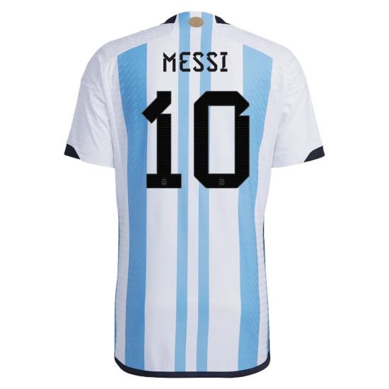 Lionel Messi #10 Maillot Domicile Argentine Coupe du Monde 2022