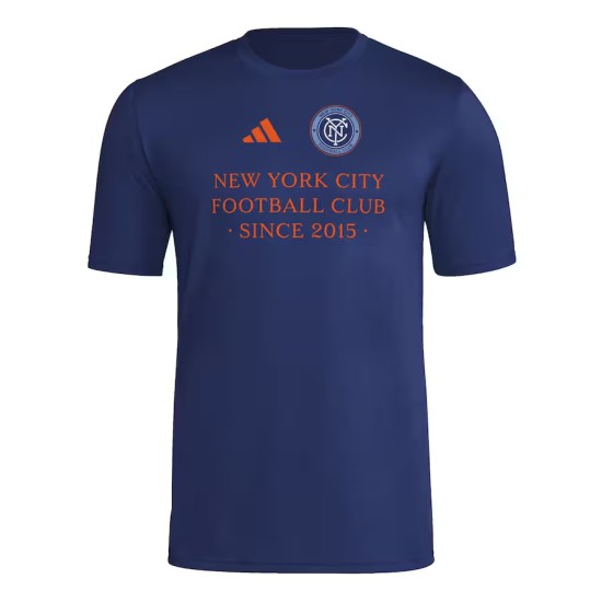 Troisième maillot AEROREADY à fermeture enfant New York City FC 2025 - Marine Troisième maillot AEROREADY à fermeture enfant New York City FC 2025 - Marine
