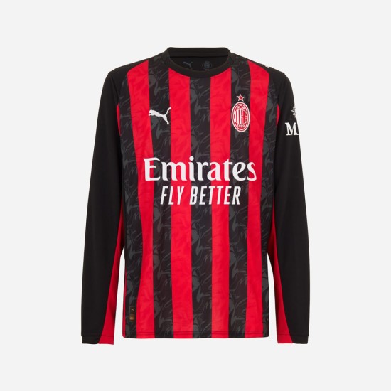 Homme Milan Maillot Manches Longues Domicile 2025/26