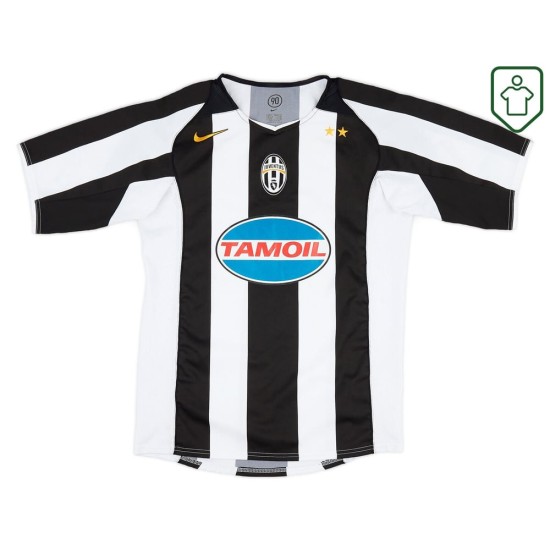 Homme Maillot domicile rétro Juventus 2004/05 CL