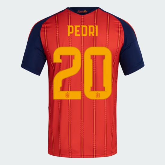 Maillot Officiel Domicile Espagne 2026 Enfant PEDRI #20 Maillot Officiel Domicile Espagne 2026 Enfant PEDRI #20