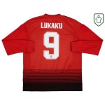Maillot rétro domicile manche longue homme Manchester United 2018/19 Lukaku #9