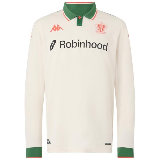 Homme OGC Nice 2025/26 Maillot Extérieur Manches Longues