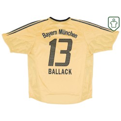 Homme Maillot extérieur rétro Bayern Munich 2004/05 Ballack #13