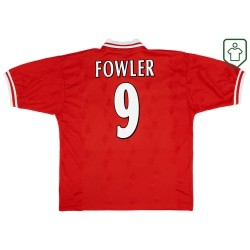 Maillot rétro domicile homme Liverpool 1996/98 Fowler #9