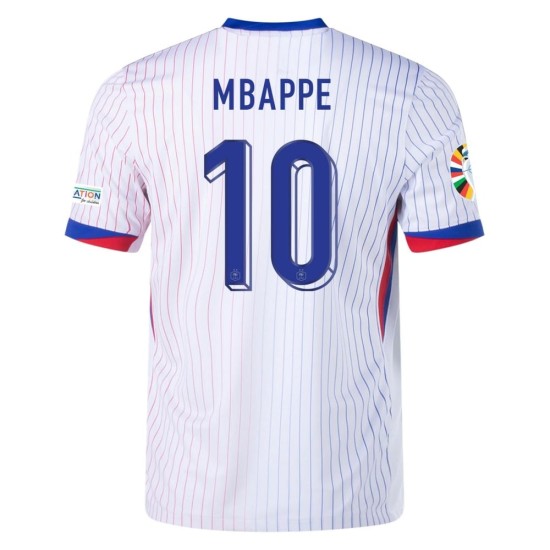 Kylian Mbappe #10 France Maillot Extérieur EURO 2024 Kylian Mbappe #10 France Maillot Extérieur EURO 2024