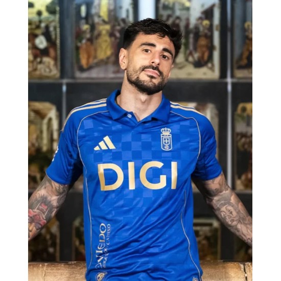 Homme Real Oviedo Maillot Domicile 2025/26