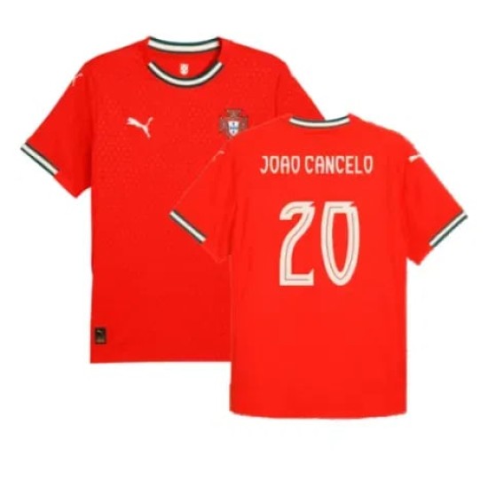 T-shirt domicile enfant JOAO CANCELO Portugal 2025/26