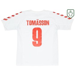 Homme Maillot rétro extérieur Danemark 2003/04 Tomasson #9