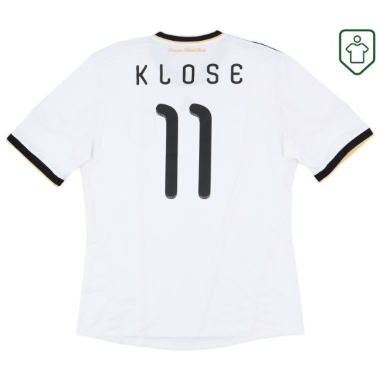 Homme Maillot rétro domicile Allemagne 2010/11 Klose #11