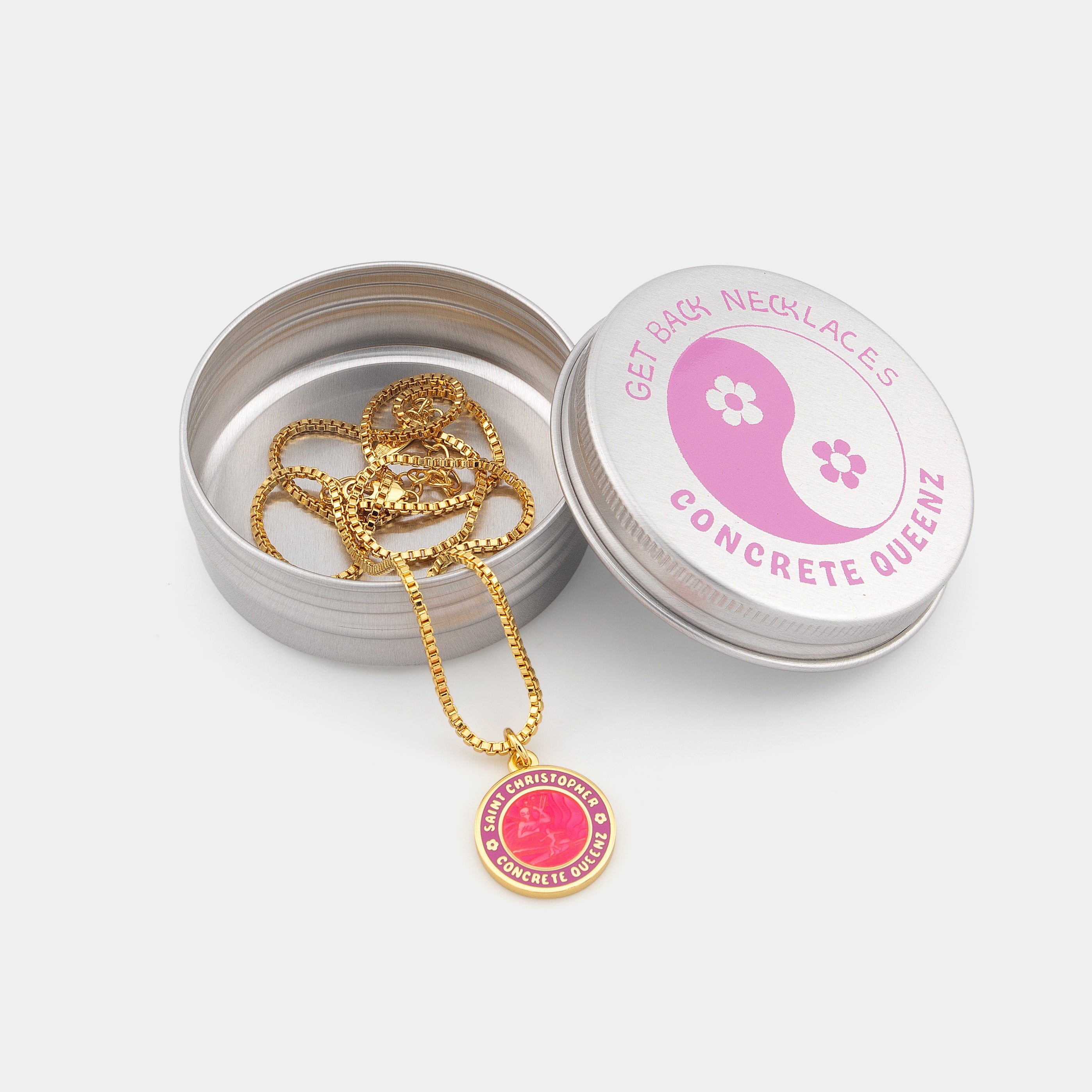 Collier St. Christopher de Concrete Queenz - Or